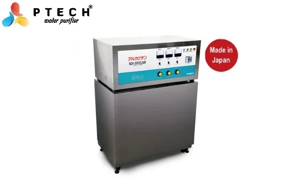 Thiết bị tạo nước điện giải Ion kiềm đóng chai Alkaline Water Ionzer NDX-3000LMW
